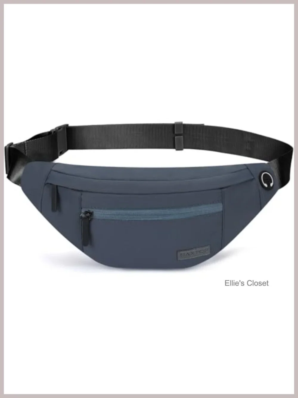 Large Fanny Pack for Men Women Sling Bag 4-Zipper Pockets